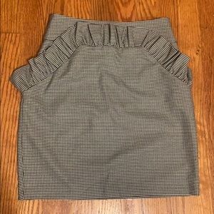 H&M checked frill skirt